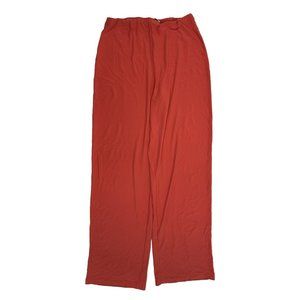 Sympli Canada Slinky Loose Fit Pull On Elastic Pants Orange